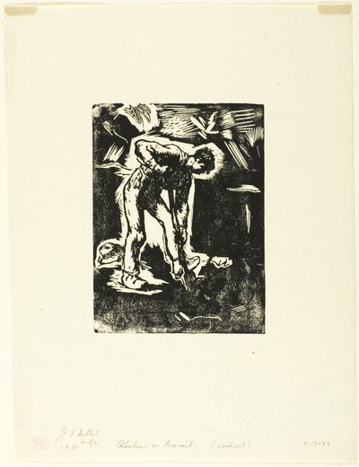 Contadino che Scava da Jean Francois Millet