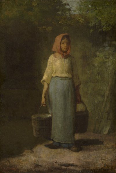 Contadina che Ritorna dal Pozzo da Jean Francois Millet