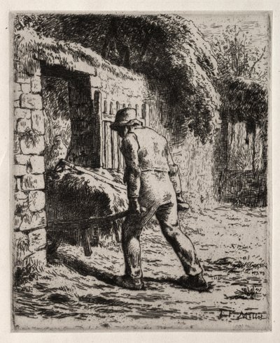 Contadino che Ritorna dal Letamaio da Jean Francois Millet
