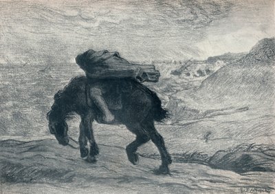 Febo e Borea da Jean Francois Millet
