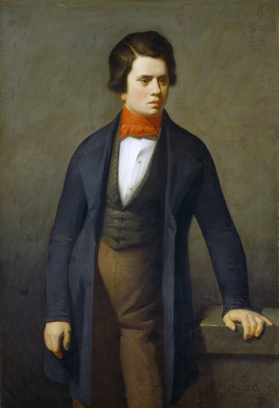 Ritratto di Leconte de Lisle da Jean Francois Millet