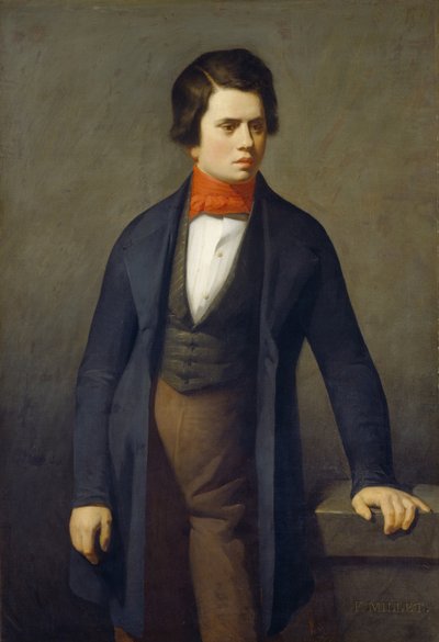 Ritratto di Leconte de Lisle 1818-1894 da Jean Francois Millet
