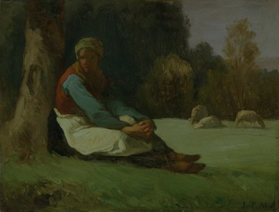 Pastorella Seduta da Jean Francois Millet