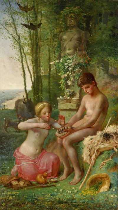 Primavera Daphnis e Chloë da Jean Francois Millet