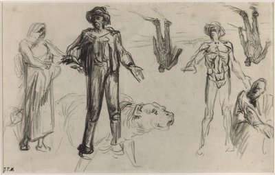 Studi per mietitori a riposo da Jean Francois Millet