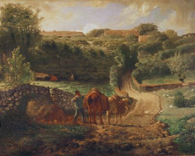 Il Cugino Amleto a Greville, c.1865-73 da Jean Francois Millet