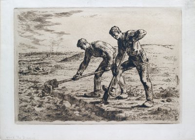 I scavatori, 1855-1856 da Jean Francois Millet