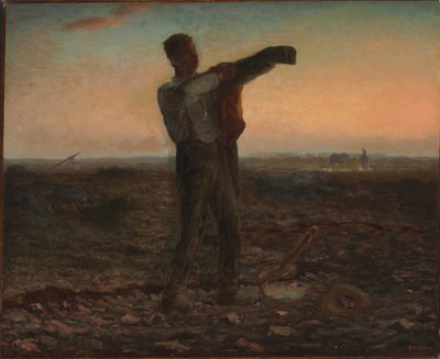 La fine della giornata, effetto della sera da Jean Francois Millet