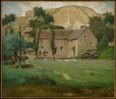 La fattoria, c.1867-69 da Jean Francois Millet