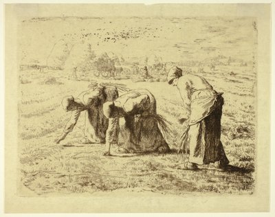 Le spigolatrici da Jean Francois Millet