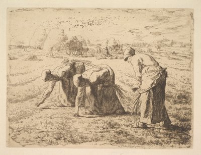 Le spigolatrici da Jean Francois Millet
