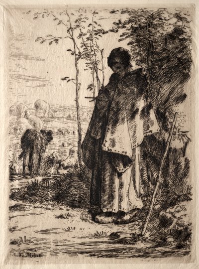 La Grande Pastorella da Jean Francois Millet