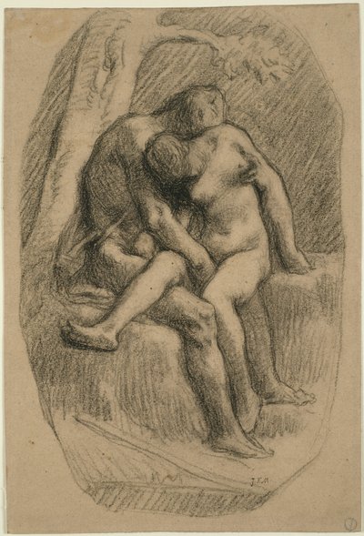 Gli Amanti da Jean Francois Millet