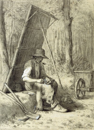 Il riparatore di strade da Jean Francois Millet