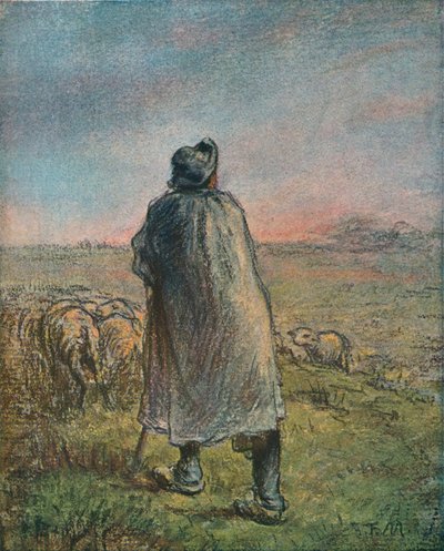Il pastore, XIX secolo da Jean Francois Millet