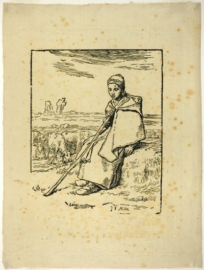 La Pastorella da Jean Francois Millet