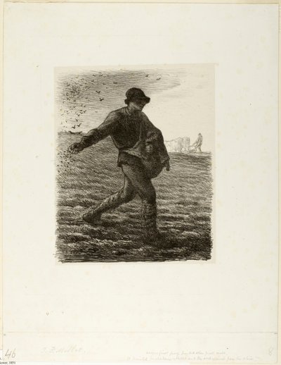 Il Seminatore da Jean Francois Millet