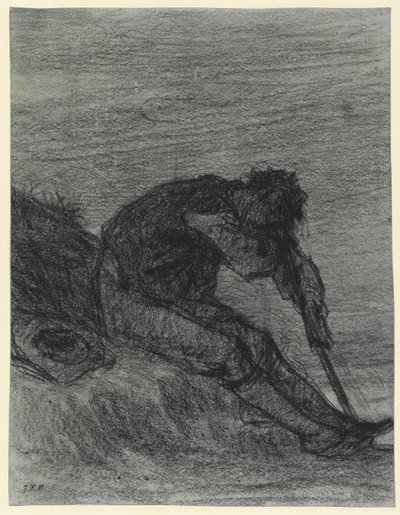 Il fienaiolo stanco da Jean Francois Millet