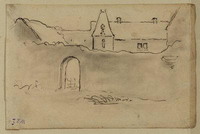 Veduta di un castello da Jean Francois Millet