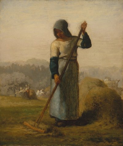 Donna con un rastrello da Jean Francois Millet
