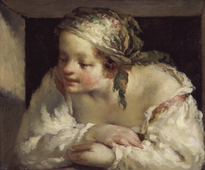 Giovane donna da Jean Francois Millet
