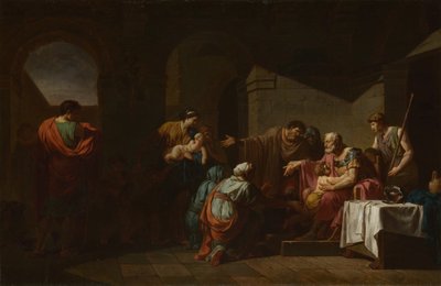 Belisario riceve ospitalità da un contadino, 1779 da Jean François Pierre Peyron