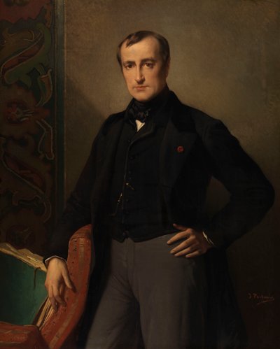 Il pittore Paul Delaroche da Jean Francois Portaels