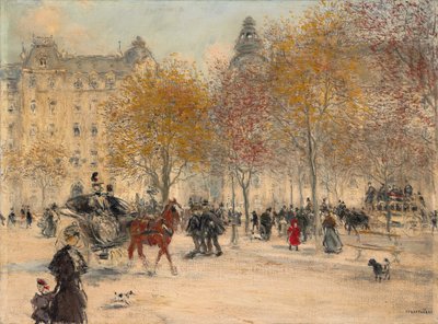 Autunno a Parigi da Jean Francois Raffaelli