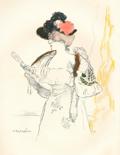 Da uno schizzo a matita e acquerello, 1901 da Jean Francois Raffaelli