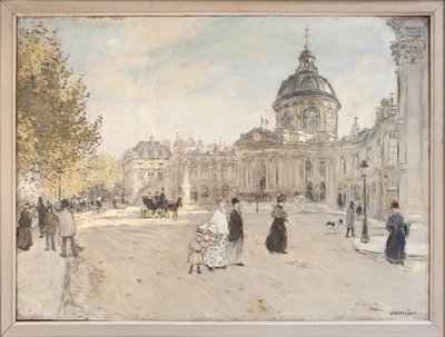 Institut de France a Parigi intorno al 1898 da Jean Francois Raffaelli