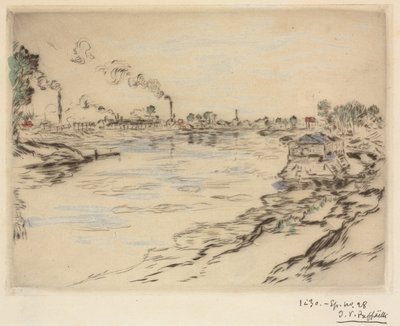 La Senna, ad Asnières da Jean Francois Raffaelli