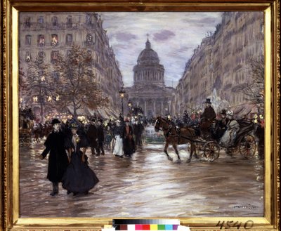 Il boulevard Saint-Michel da Jean Francois Raffaelli