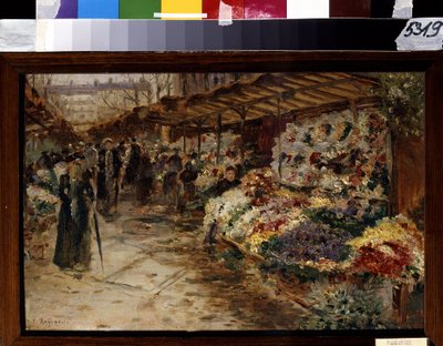 Mercato dei fiori da Jean Francois Raffaelli