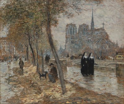 Notre Dame de Paris da Jean Francois Raffaelli