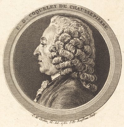 Charles-Georges Coqueley de Chaussepierre da Jean Francois Rousseau after Charles Nicolas Cochin II