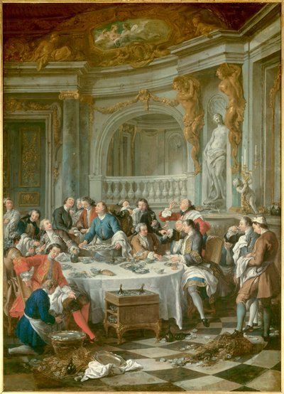 Colazione di ostriche da Jean François de Troy