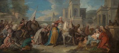 Il trionfo di Mardocheo, c.1736 da Jean François de Troy