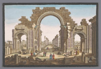 Veduta delle rovine dell
