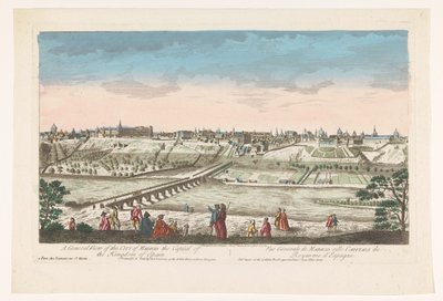 Veduta della città di Madrid da Jean François Daumont