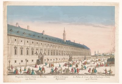 Veduta di un palazzo imperiale in un sobborgo di Vienna da Jean François Daumont