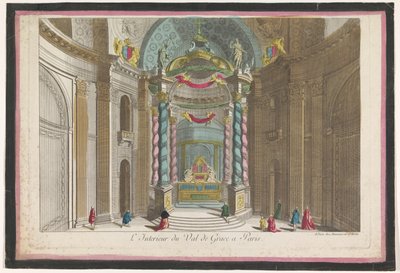 Interno della chiesa Val-de-Grâce a Parigi da Jean François Daumont