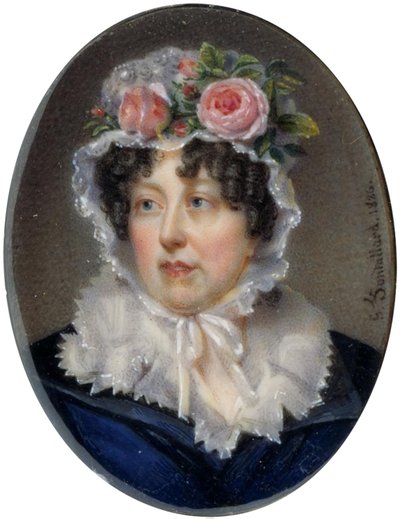Braccialetto con ritratto di Lady Susan Murray da Jean François Gérard Fontallard