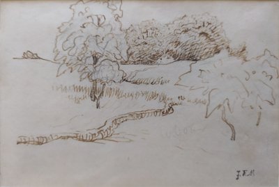 [Alberi e boschetti intorno a Vichy] da Jean Francois Millet