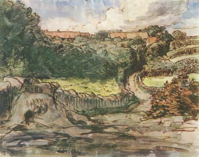 Tedesco: La fattoria dei cugini a Gréville da Jean Francois Millet