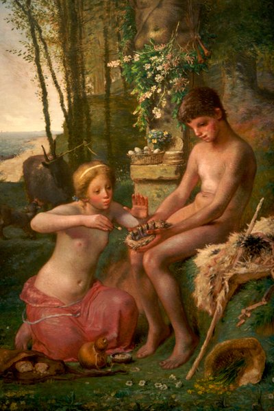Primavera (Dafni e Cloe) da Jean Francois Millet