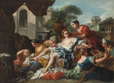 Betsabea al bagno da Jean François de Troy