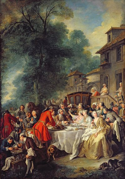 Il pranzo della caccia, 1737 da Jean François de Troy