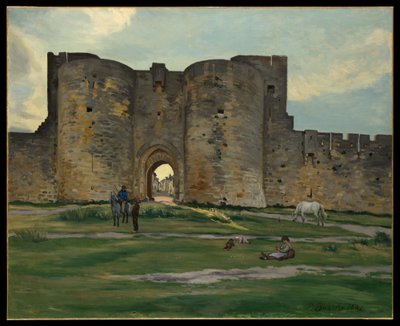 Porte de la Reine ad Aigues-Mortes da Jean Frederic Bazille