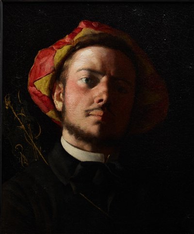 Ritratto di Paul Verlaine come trovatore da Jean Frederic Bazille
