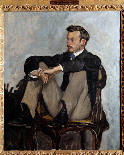 Ritratto del pittore Pierre Auguste Renoir da Jean Frederic Bazille